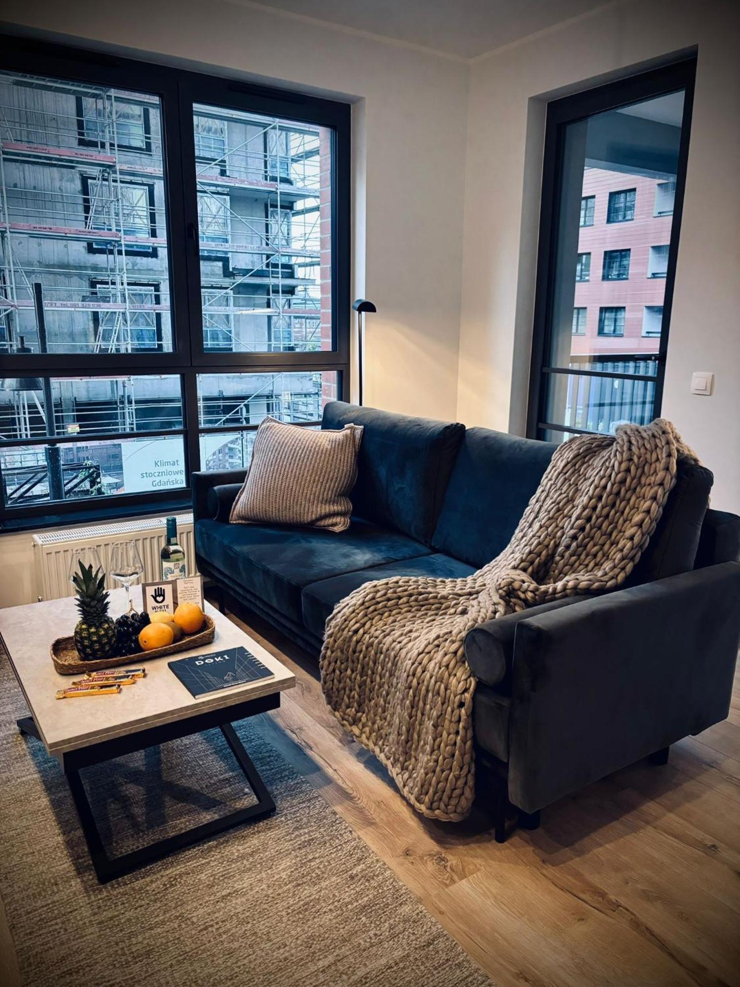Apartament White Glove Deluxe Stocznia Montownia Gdansk Bagian luar foto